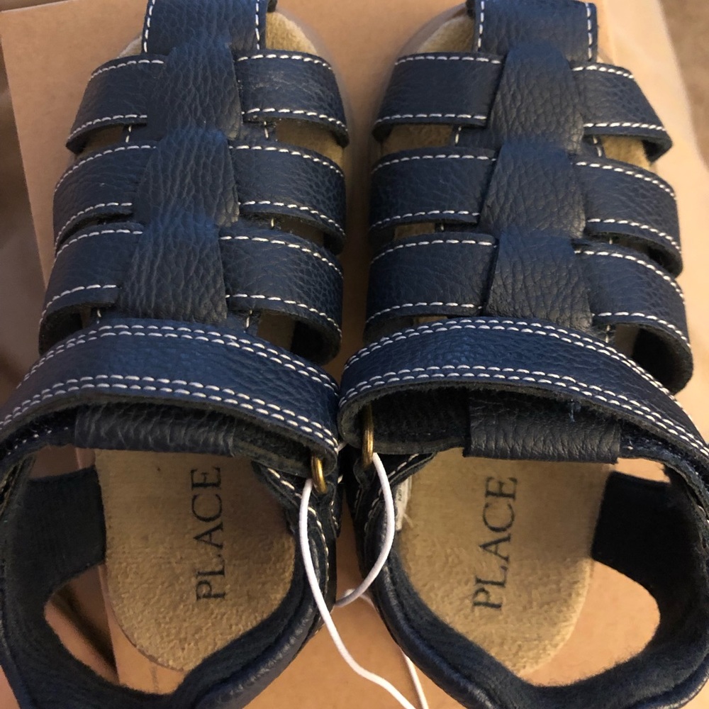 Blue dress sandal